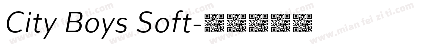 City Boys Soft字体转换